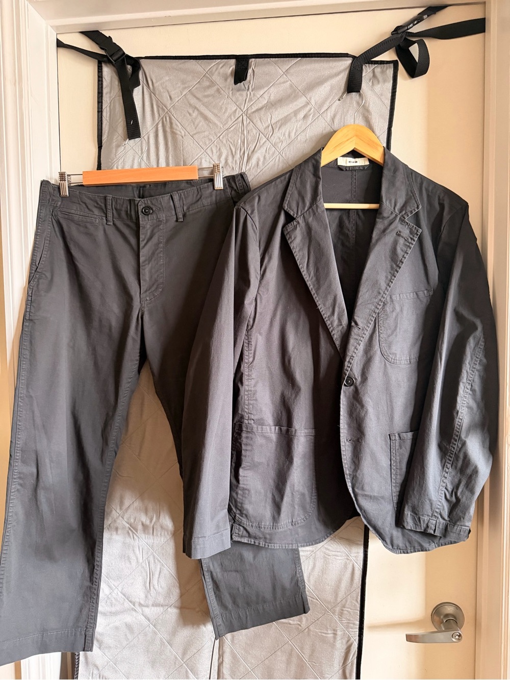 Buck Mason Charcoal Travel Suit
